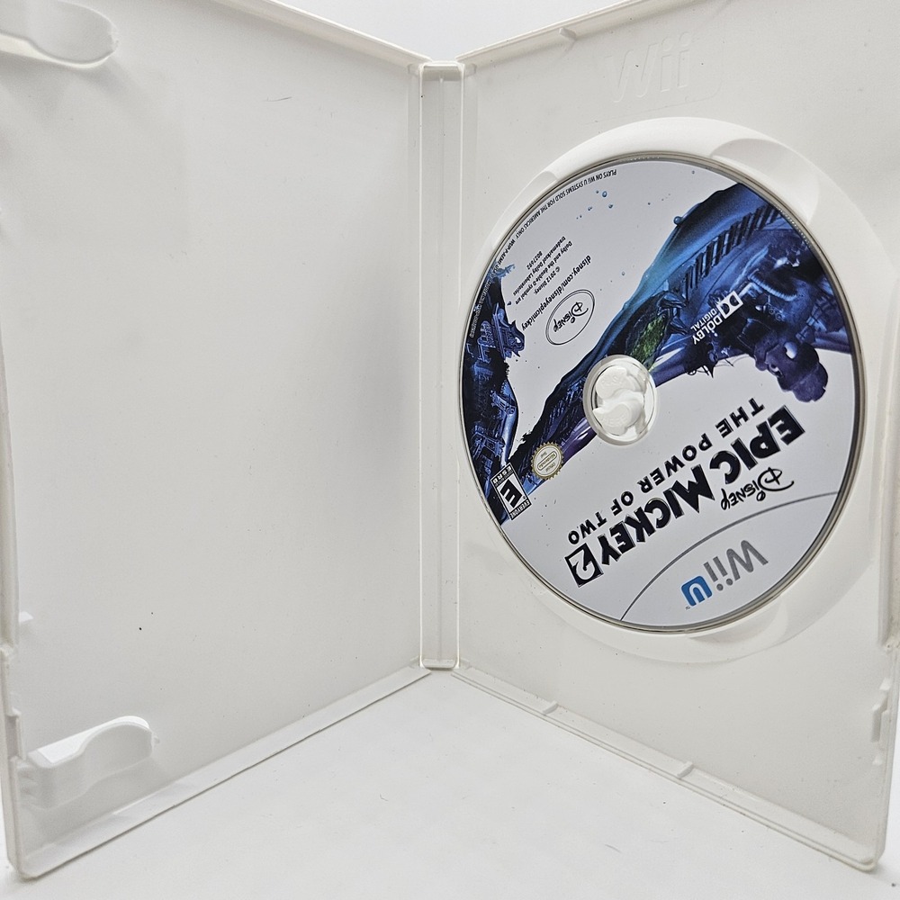 Disney Epic Mickey 2 The Power of‎ Two Nintendo Wii Disc & Case No Art